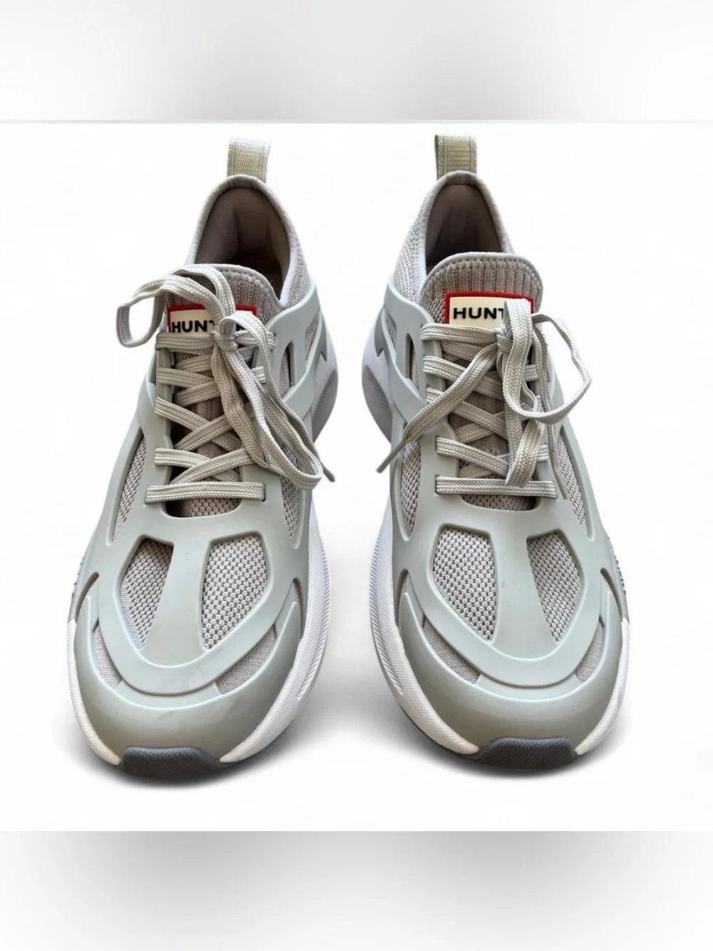 Hunter Tulip Mineral Grey Sneakers Women’s 9 NWT